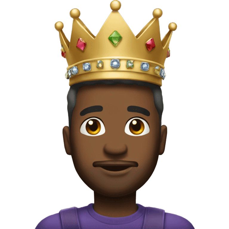 Biggiesmalls wearing crown  emoji