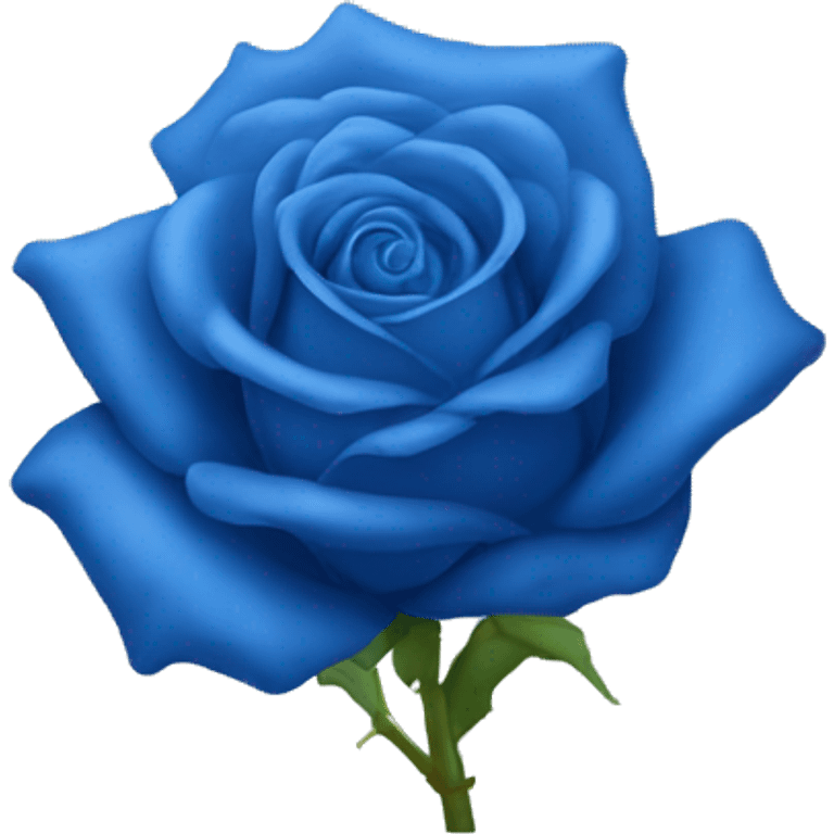 Blue rose emoji