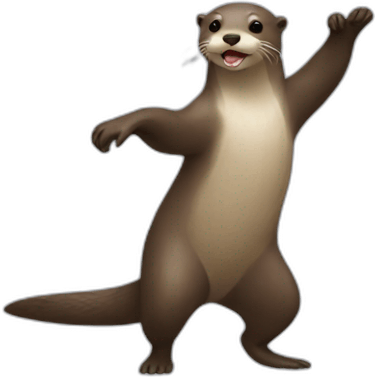 dancing otter emoji