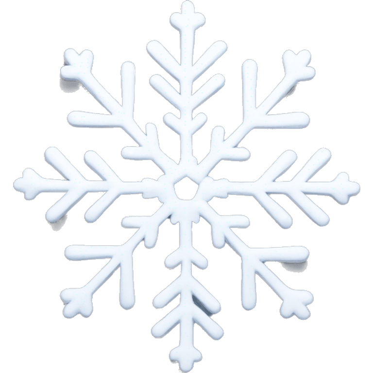 White snowflake  emoji