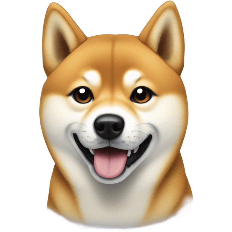 Shiba inh dog in snow emoji