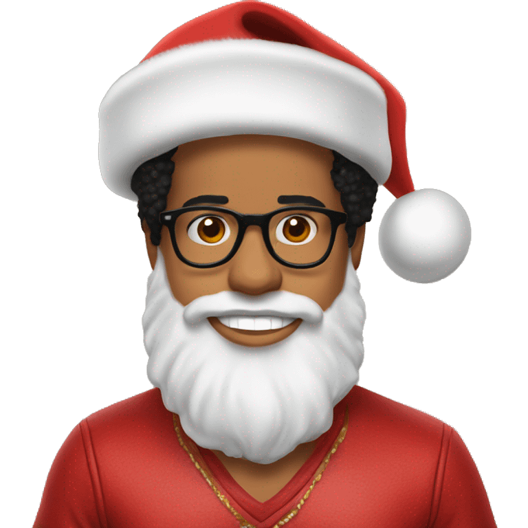 bruno mars as santa emoji