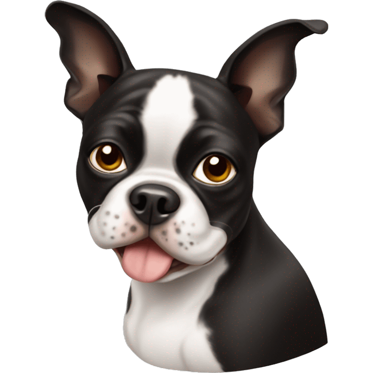 Dogs Boston Terrier emoji