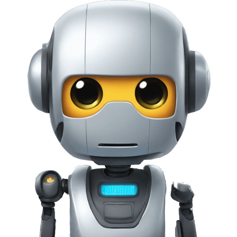 Friedly robot assistant emoji