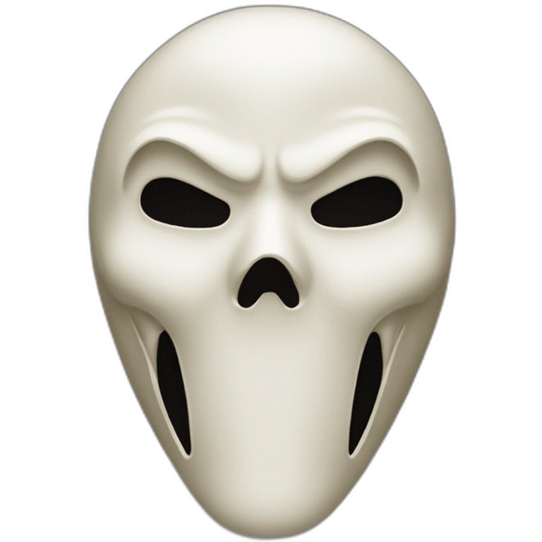 Ghostface mask from scream movies emoji