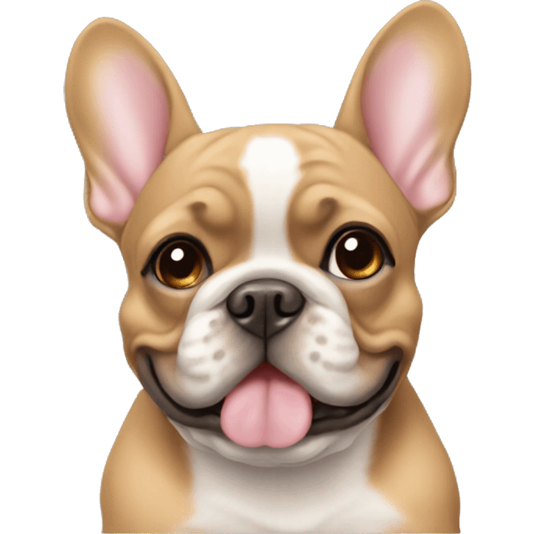 A fawn frenchie emoji