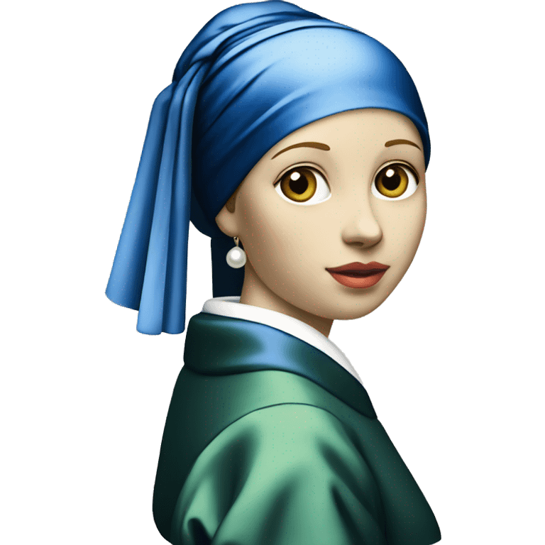 "Girl with a Pearl Earring" - Johannes Vermeer emoji