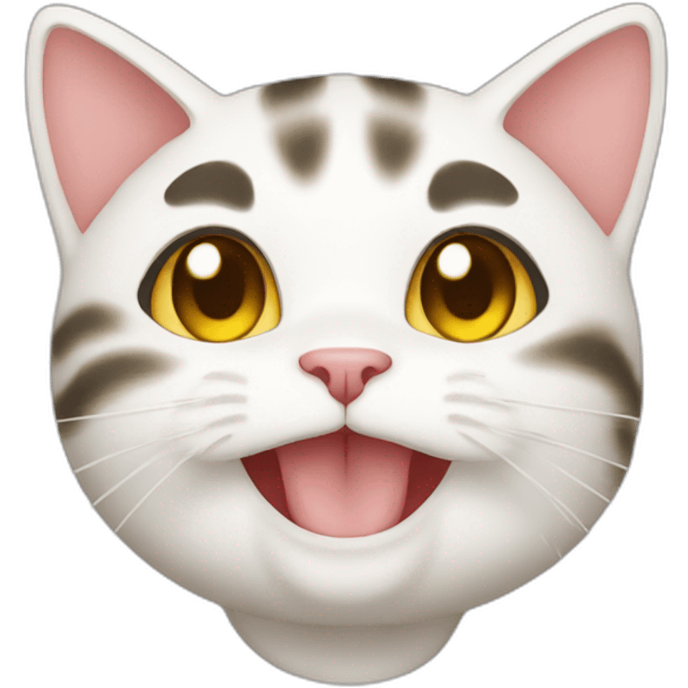 happy cat japan emoji