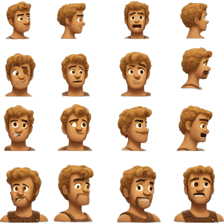 Hercules from Disney movie emoji