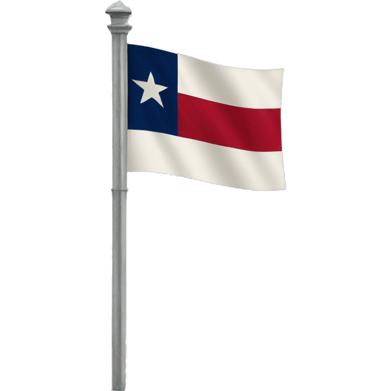 texas flag with flagpost emoji