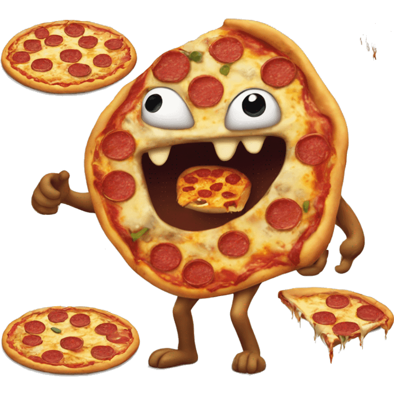 pizza monster emoji