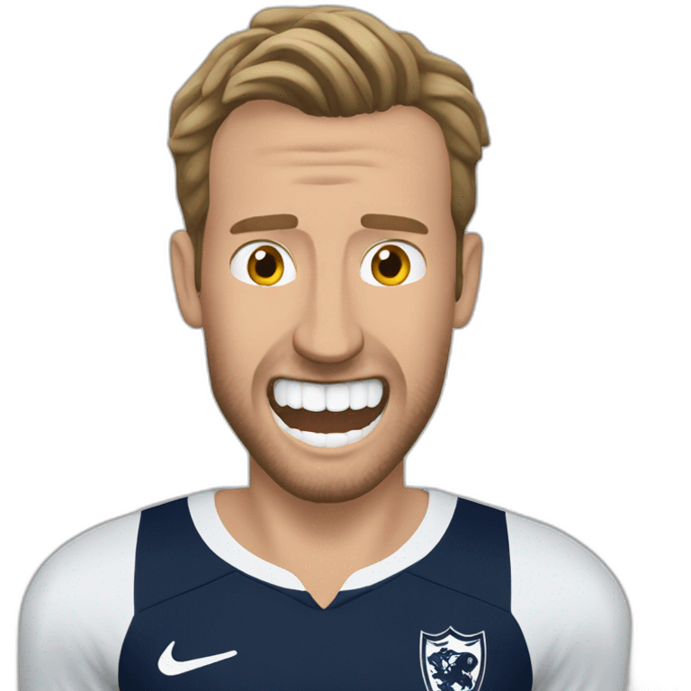 Harry kane massive massive teeth emoji