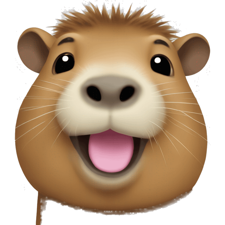 happy capybara emoji