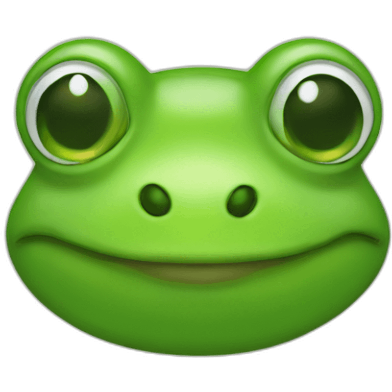 A frog smiley emoji