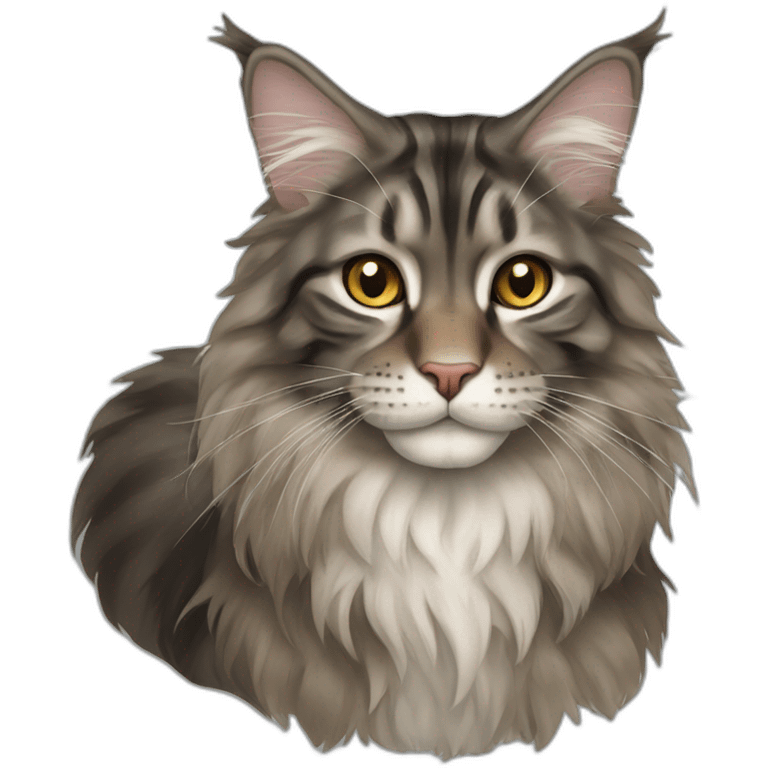 maine-coon cat emoji