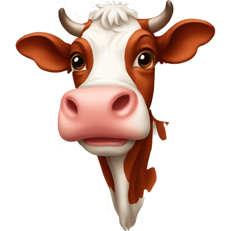 cow red emoji