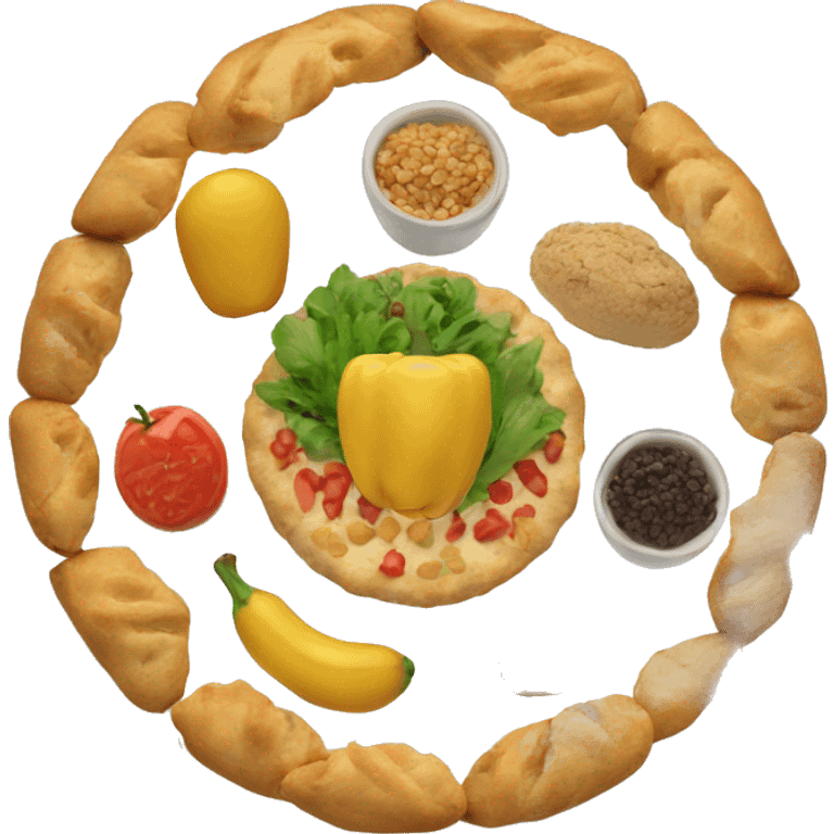 Food circle  emoji