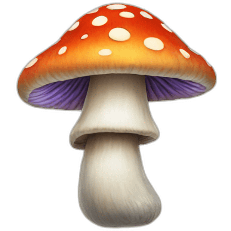 Mushroom-trippy emoji