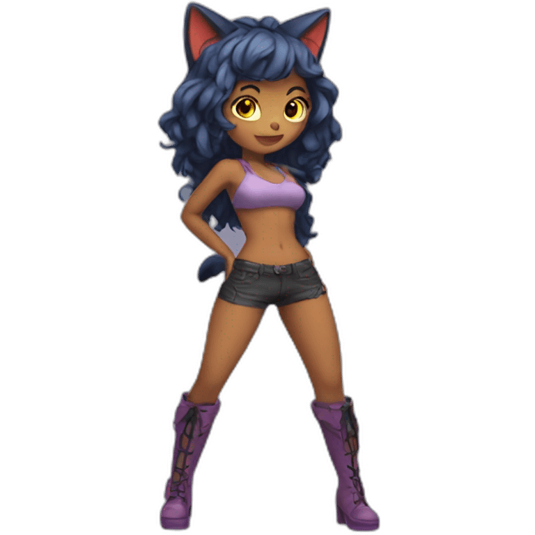 hot catgirl emoji