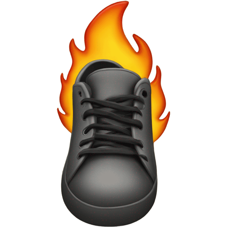 fire-on-shoe emoji