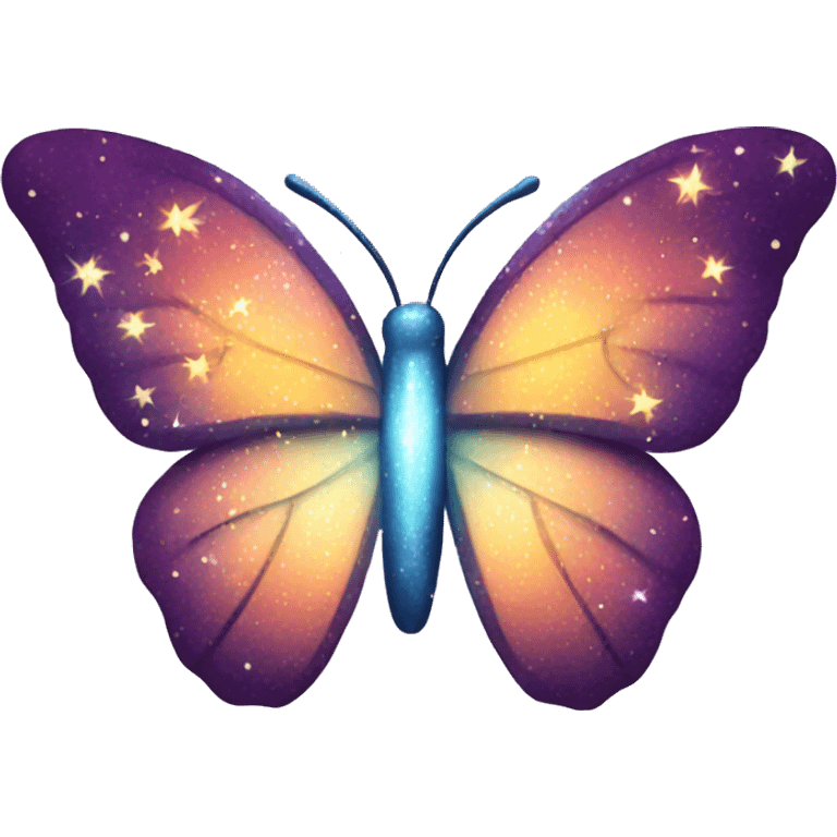 Butterfly with sparkles emoji