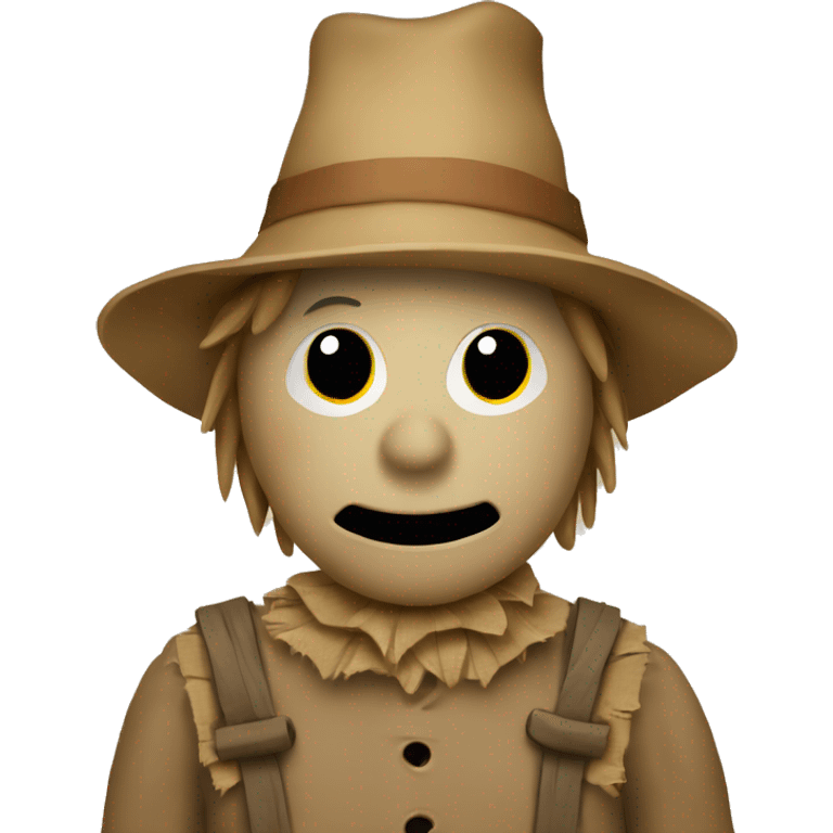 Beige scarecrow  emoji