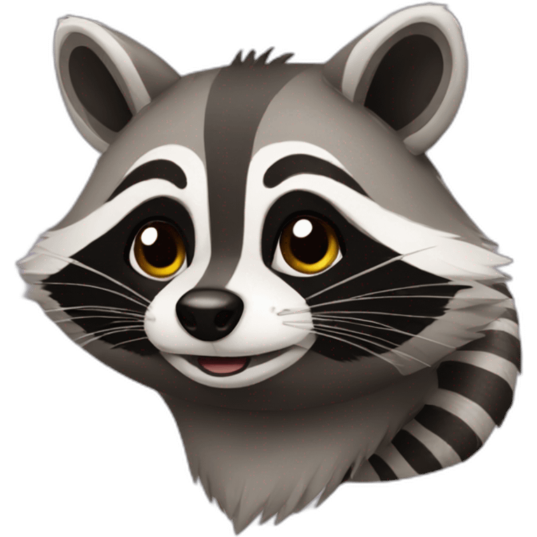 raccoon emoji