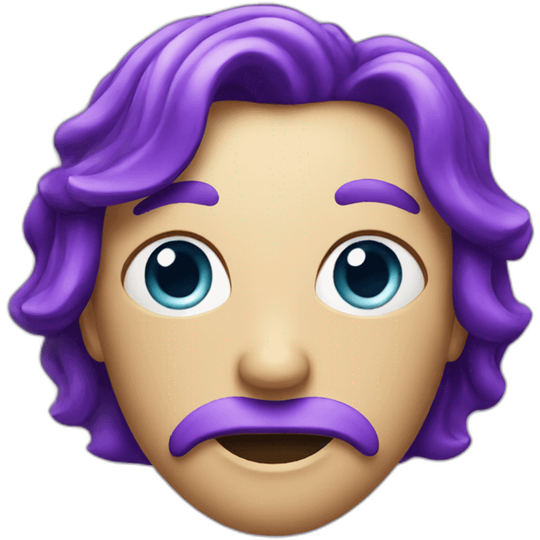 purple apple emoji