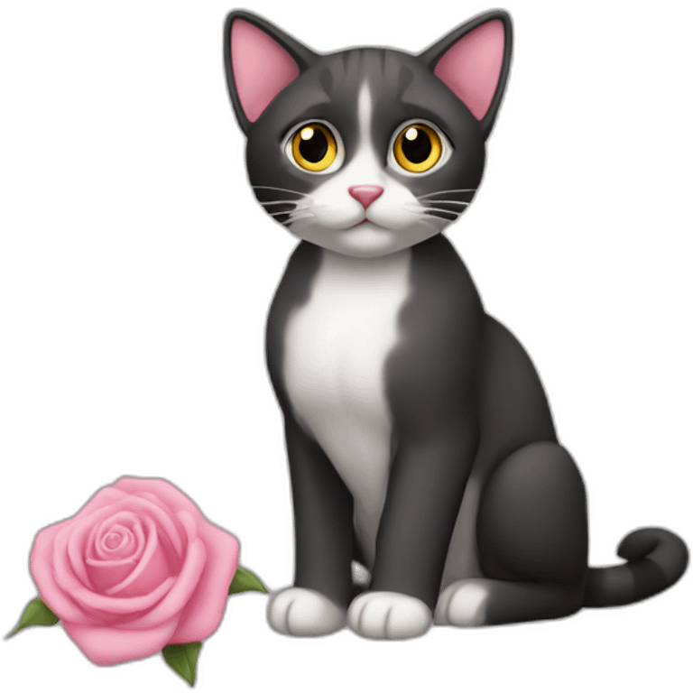 Gatto rosa emoji