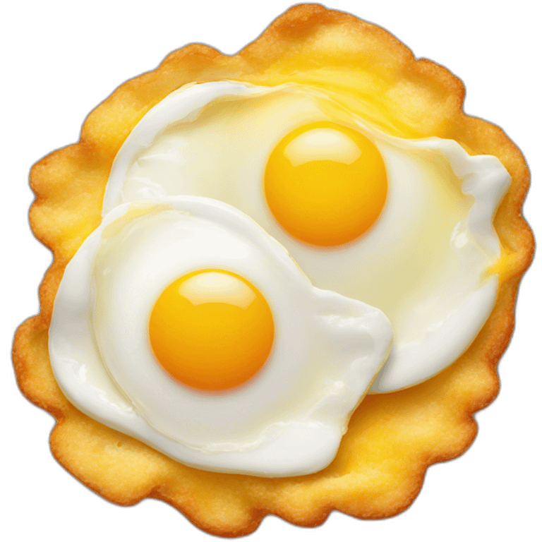 double yolk fried egg emoji