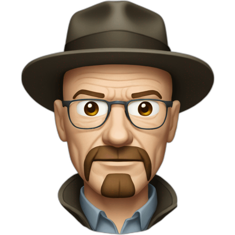 Walter White in fedora emoji