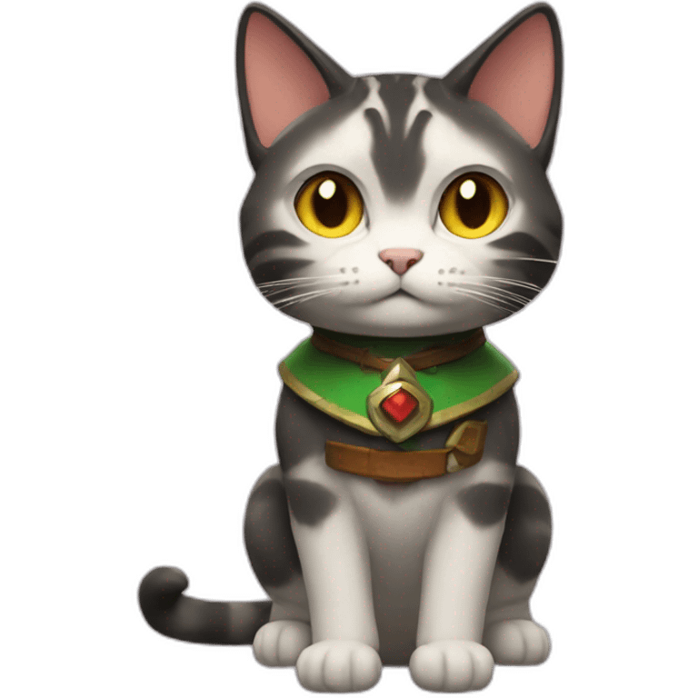 Zelda turn into cat emoji