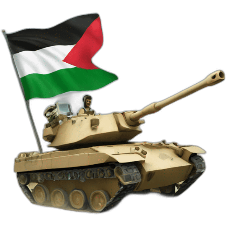 Palestine victory against Israel emoji