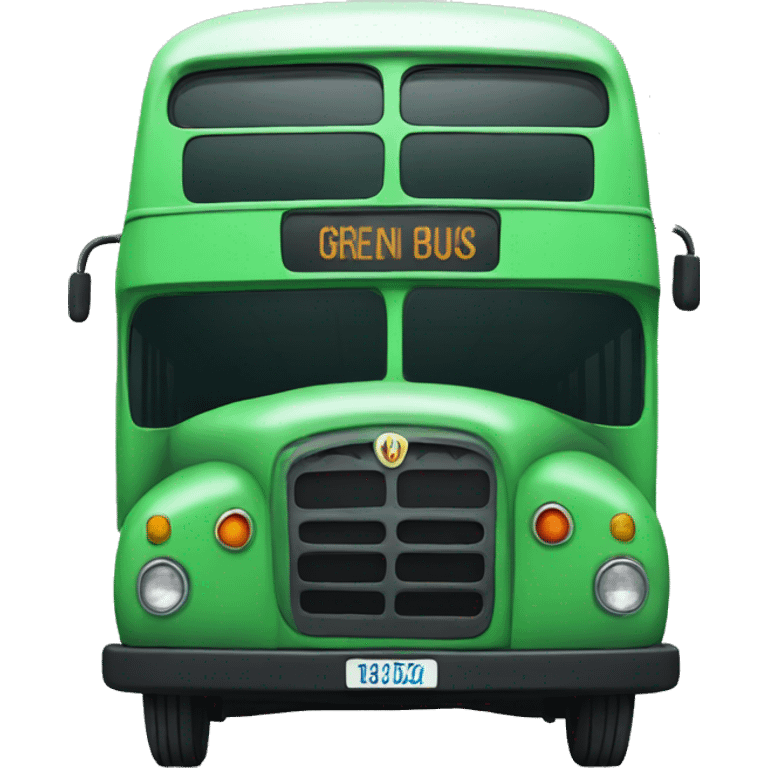 green bus emoji