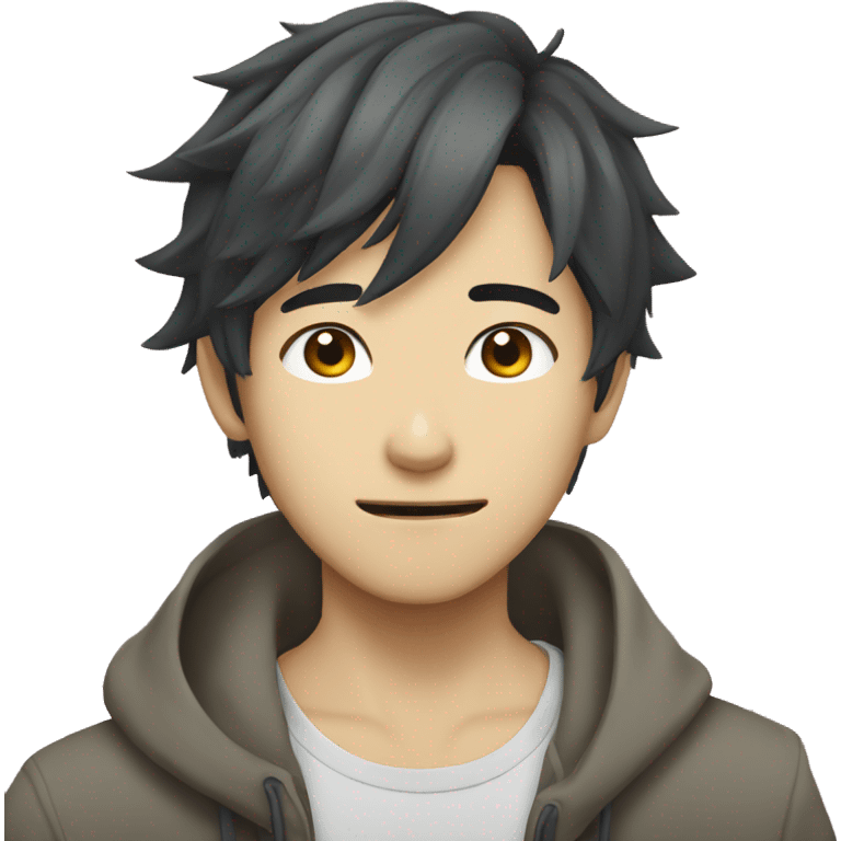 Japanese anime boy emoji