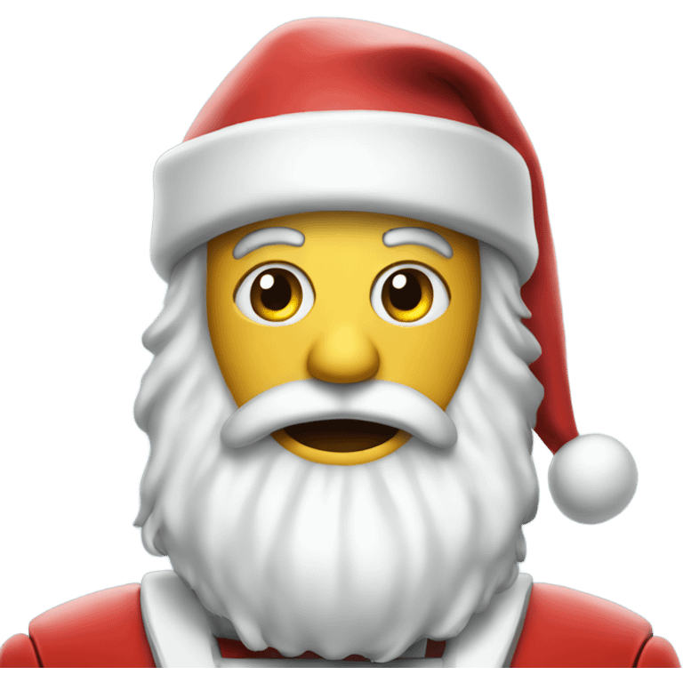 robot santa emoji