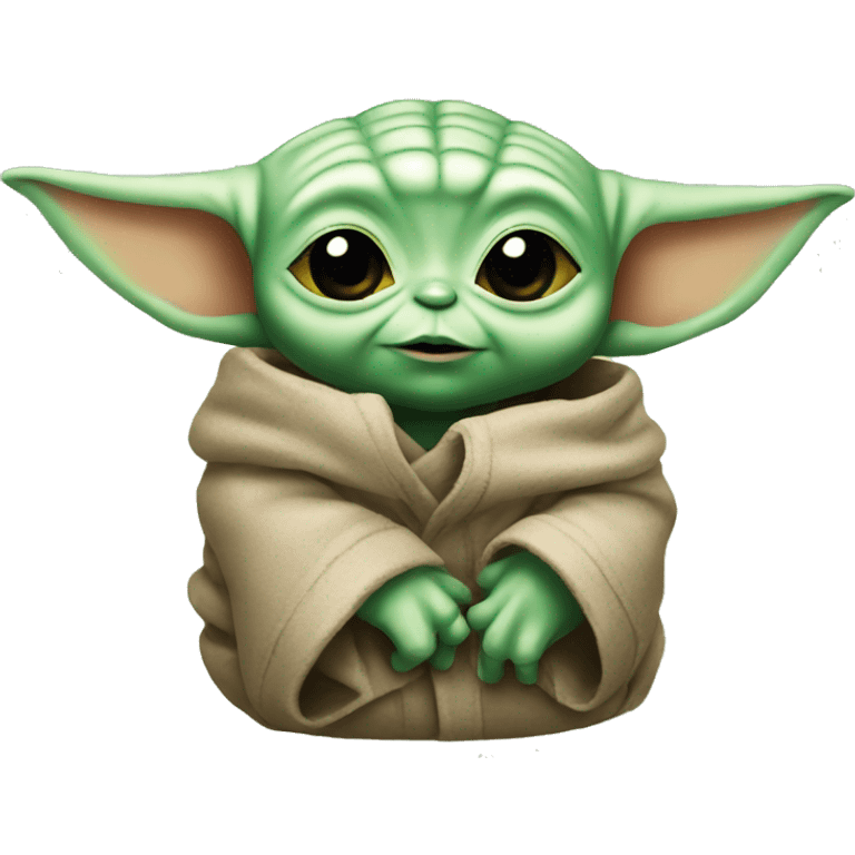 Baby Yoda gift emoji