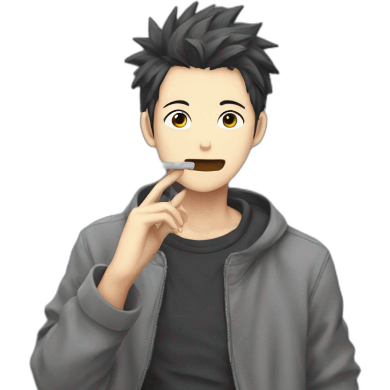 Anime Loid forger smoking emoji