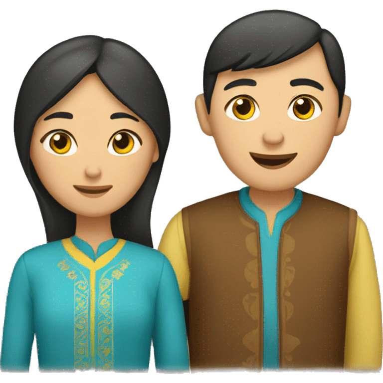 Kazakh family emoji