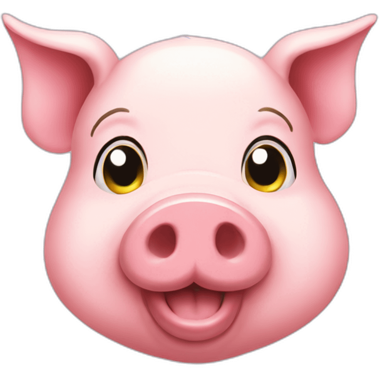 pretty pig emoji