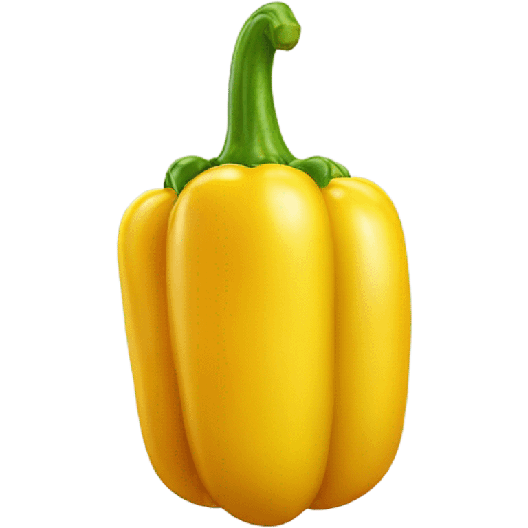 Yellow bell pepper emoji