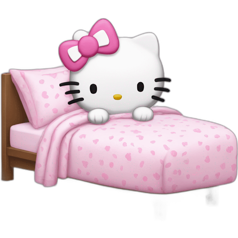 Hello kitty sleep emoji