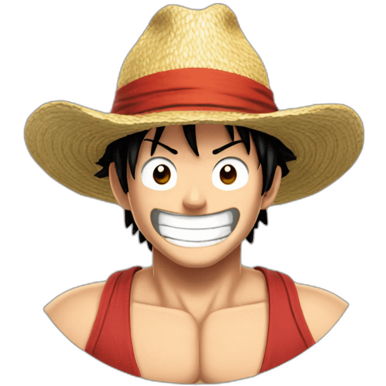 Luffy musclé emoji