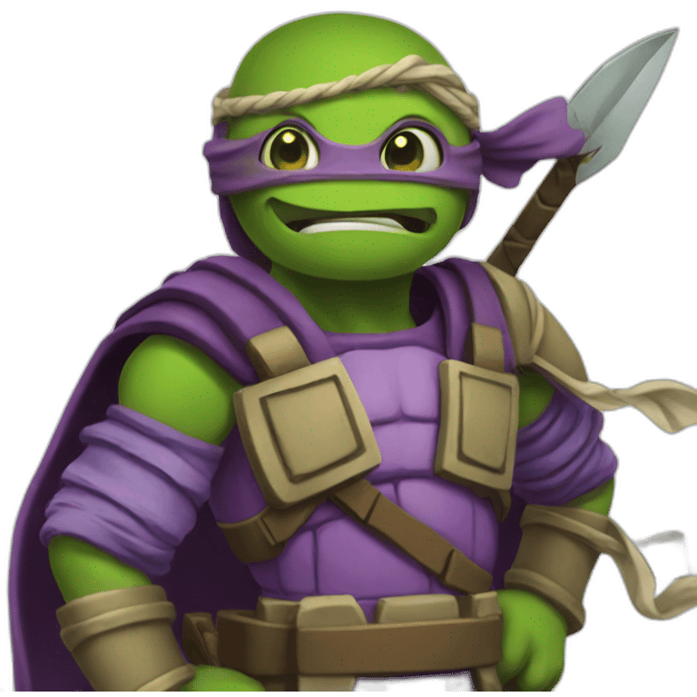 Donatello mutant mayhem emoji