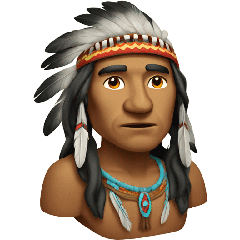 Native American chief emoji