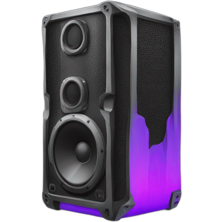 Large rave speakers tower emoji