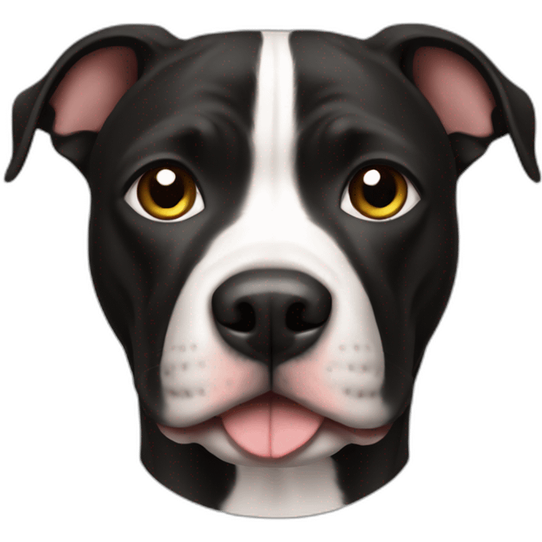 Black pitbull emoji