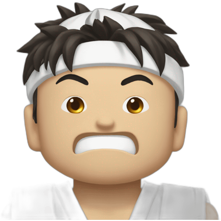 ryu reaction face about to get punched emoji