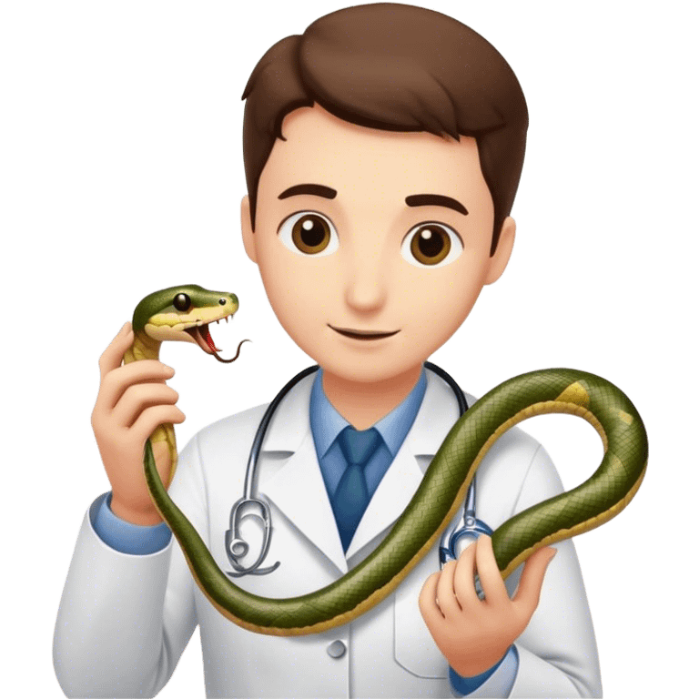 Veterinary of snake  emoji