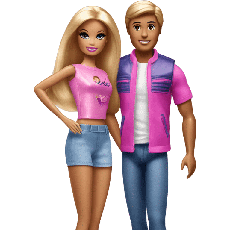 Barbie with Ken  emoji